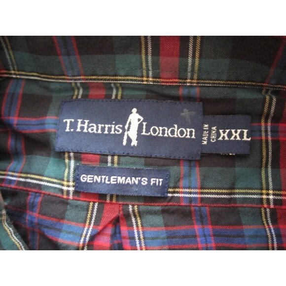 Men Short Sleeve  London Gentleman's Fit Button Long Sleeve Shirt Sz XXL (MT286) - Picture 2 of 7